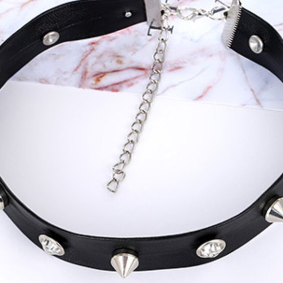 New Raw Sexy Miss Hot Biker Girl Choker Necklace - Picture 3 of 4